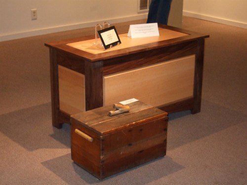 Washington walnut & quarter-sawn beech blanket chest