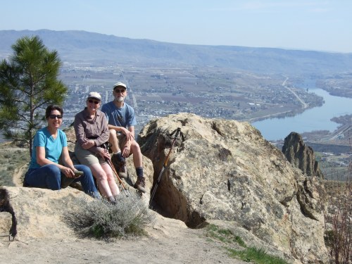 atop-saddle-rock From Saddle Rock over Wenatchee