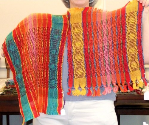 Ruby Leslie 2 samples 2 samples in a "Fiesta" colorway