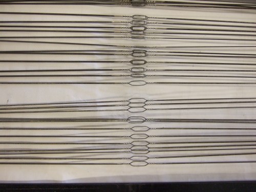 heddles Original heddles, lightweight inserted-eye and plain wire