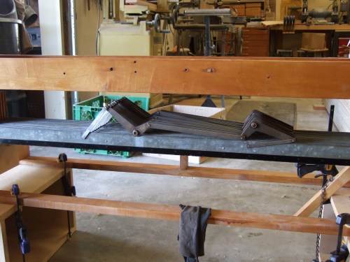 reassembly 1 Lower jacks all cleaned up and re-installed