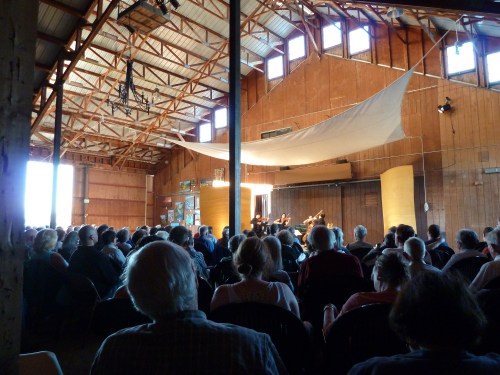 signal hill inside barn