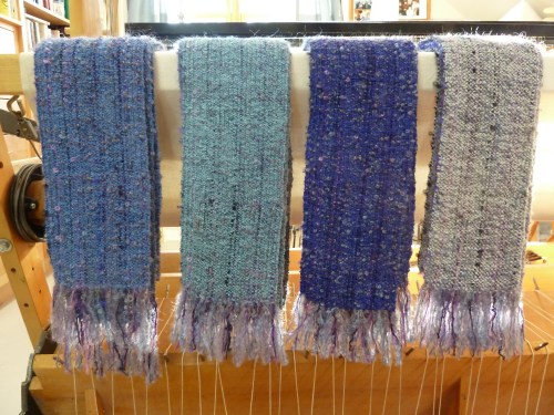 mixed warp mauve mohair long