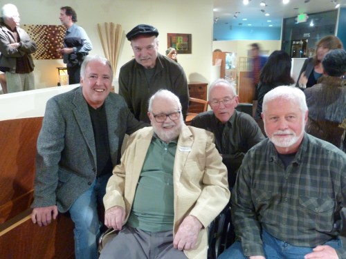 Evert Sodergren with Rick and some of the "old guard"