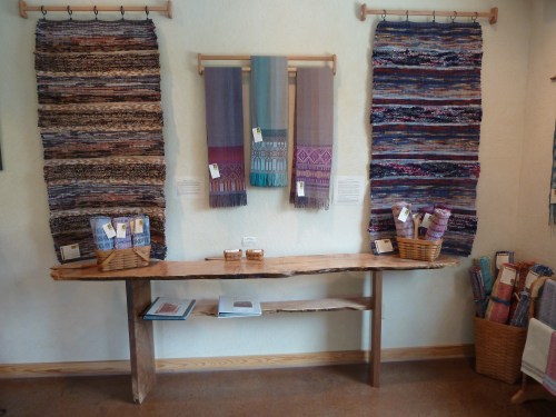 Rick's entry table from live edge Western Bigleaf Maple and East Indian black walnut
