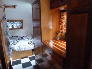 new interior woodwork in the Spartan