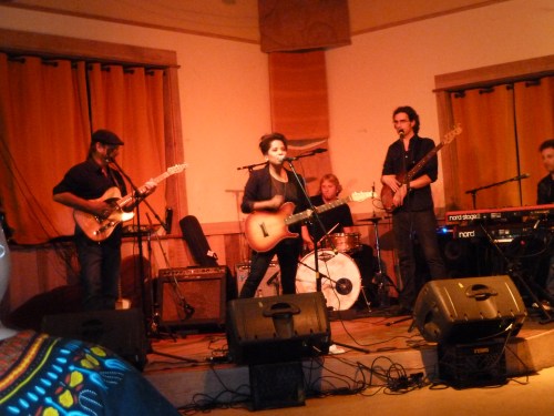 Vicci Martinez and her band