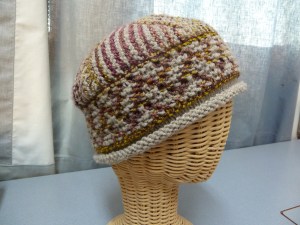 handspun multicolor cabled yarn & gray Cormo #2 