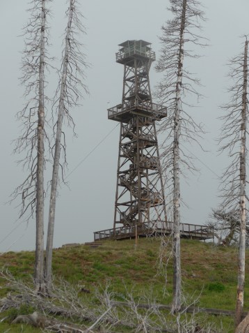 lookout tower at Hat Point